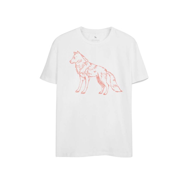 Camiseta-Lobo-Rascunho-Masculina-Oversize-Acostamento