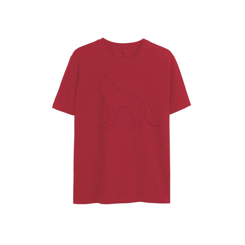 Camiseta-Lobo-Traco-Masculina-Oversize-Acostamento