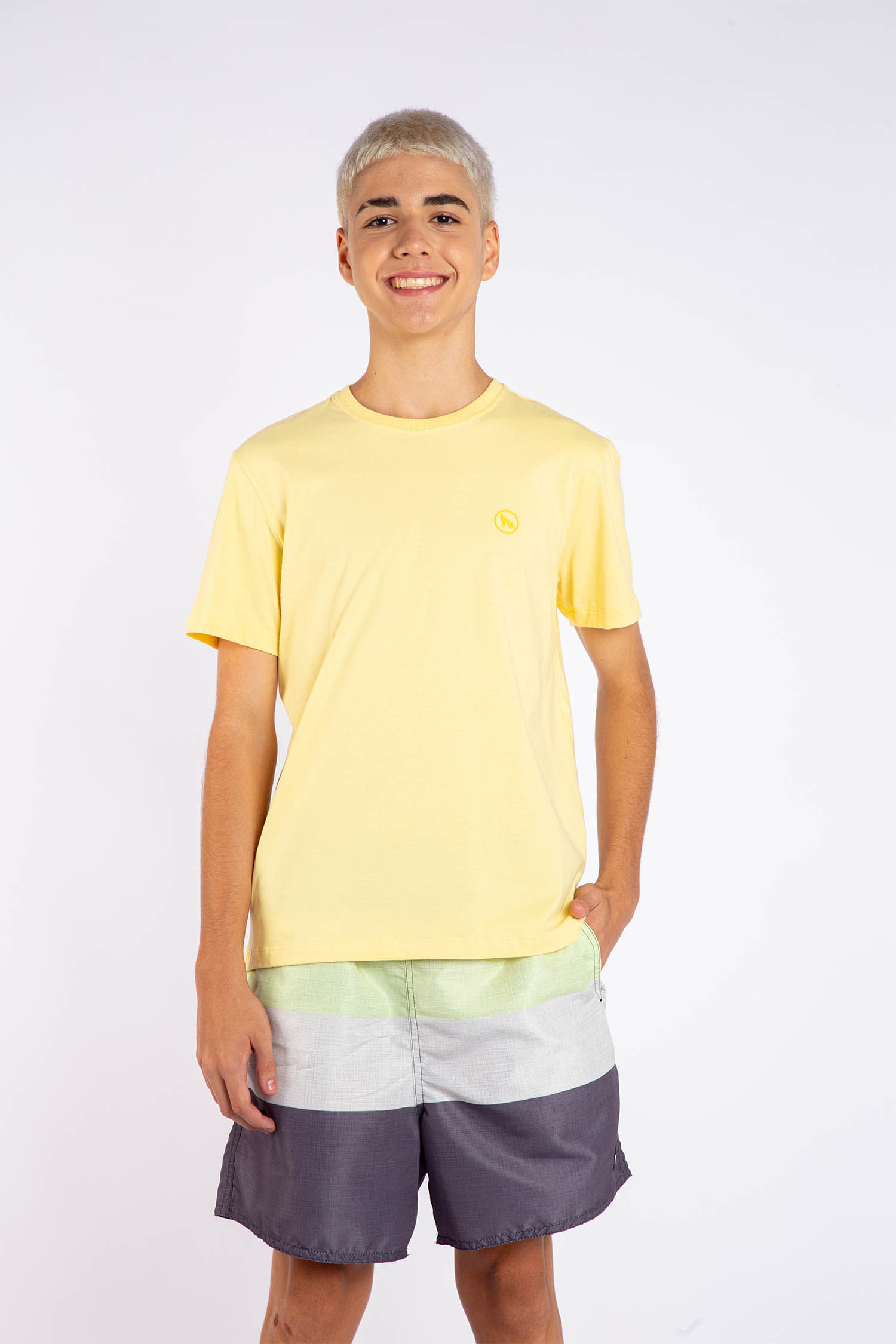 Camiseta Wolf Circle Young Menino Acostamento