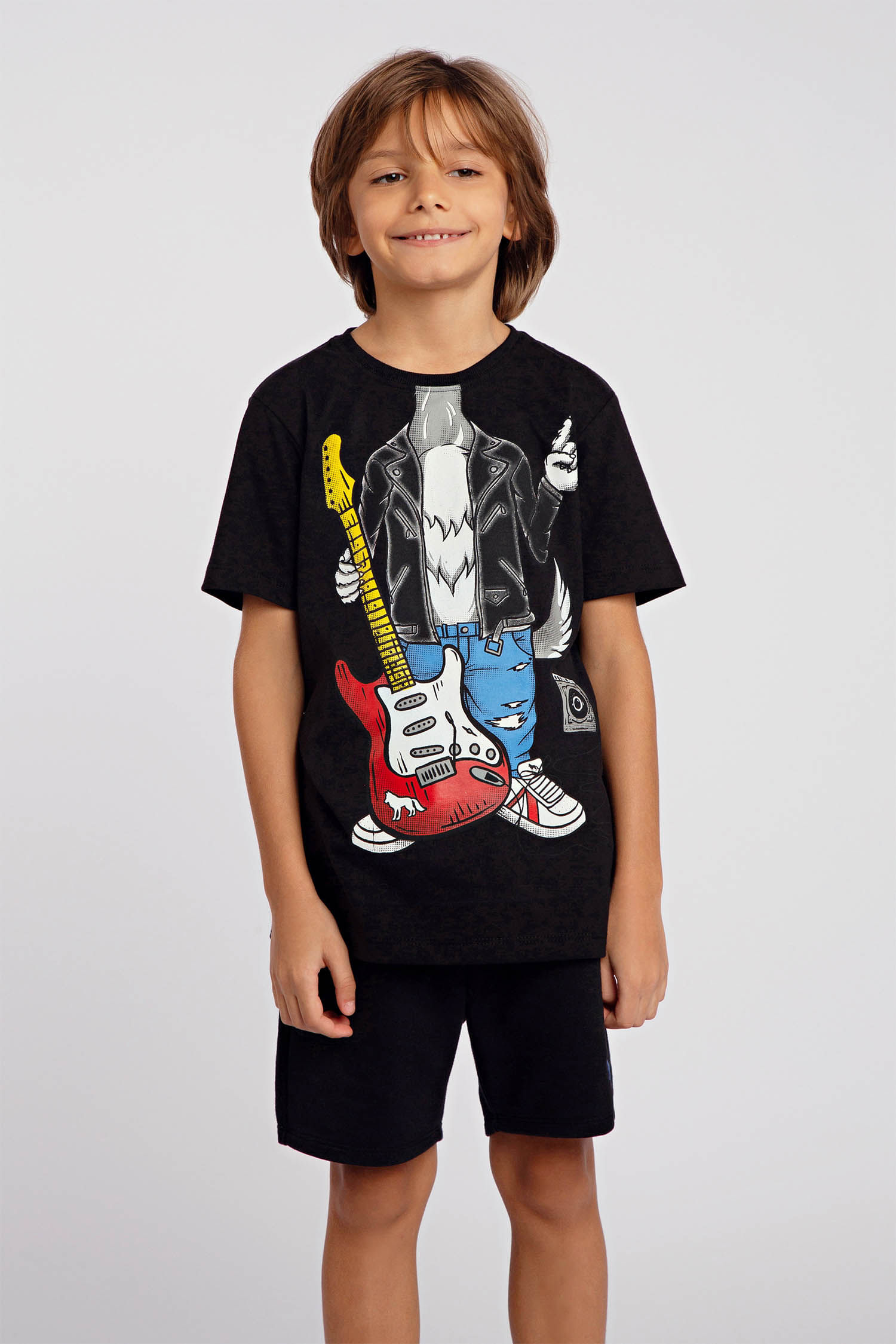 Camiseta Star Rock Menino Acostamento Kids