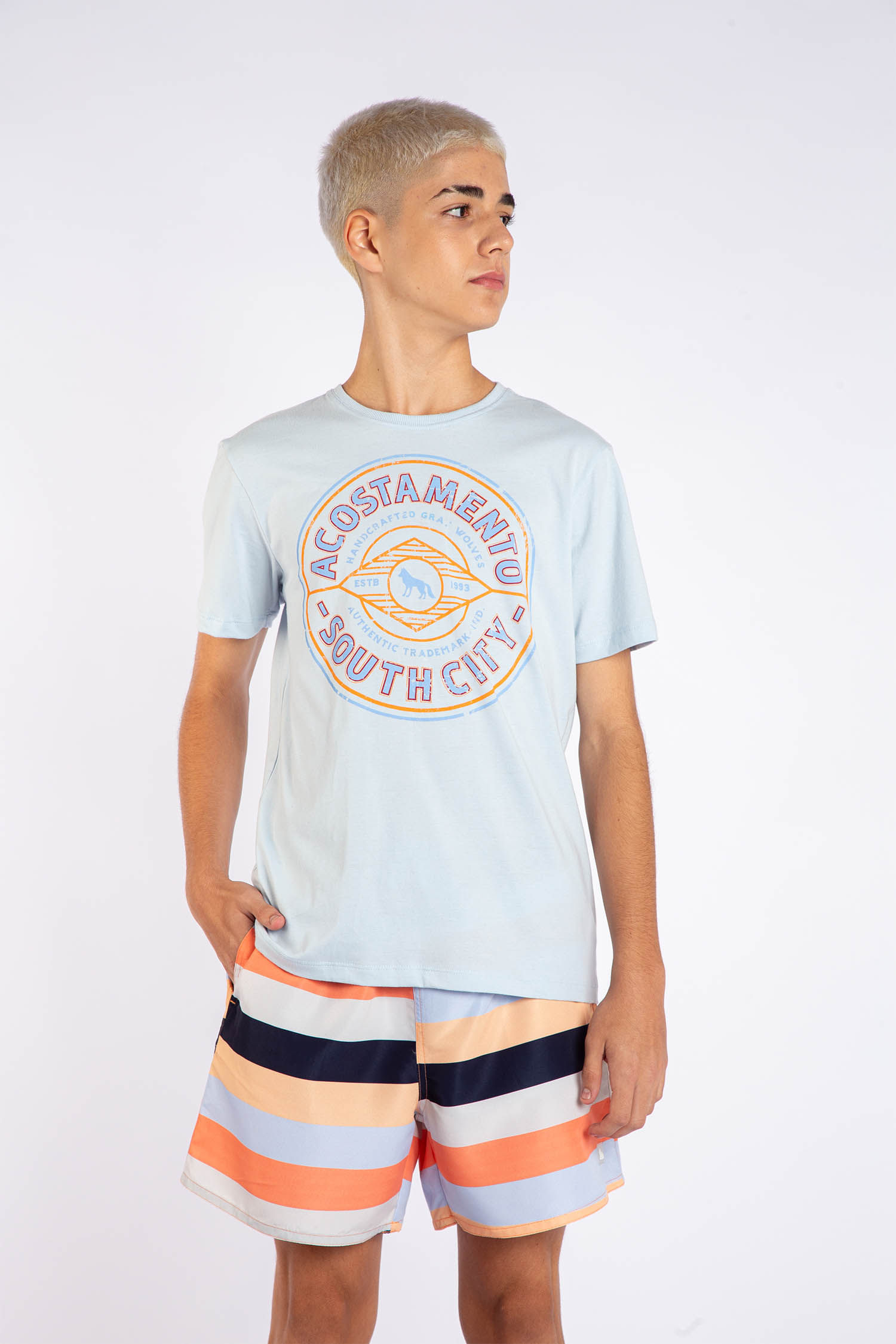 Camiseta South City Young Menino Acostamento