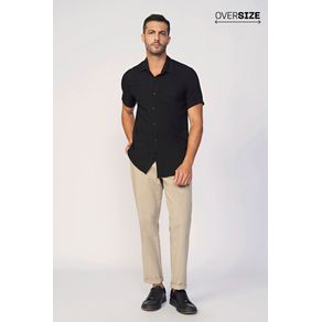 Camisa-Casual-Oxford-Masculina-Oversize-Acostamento