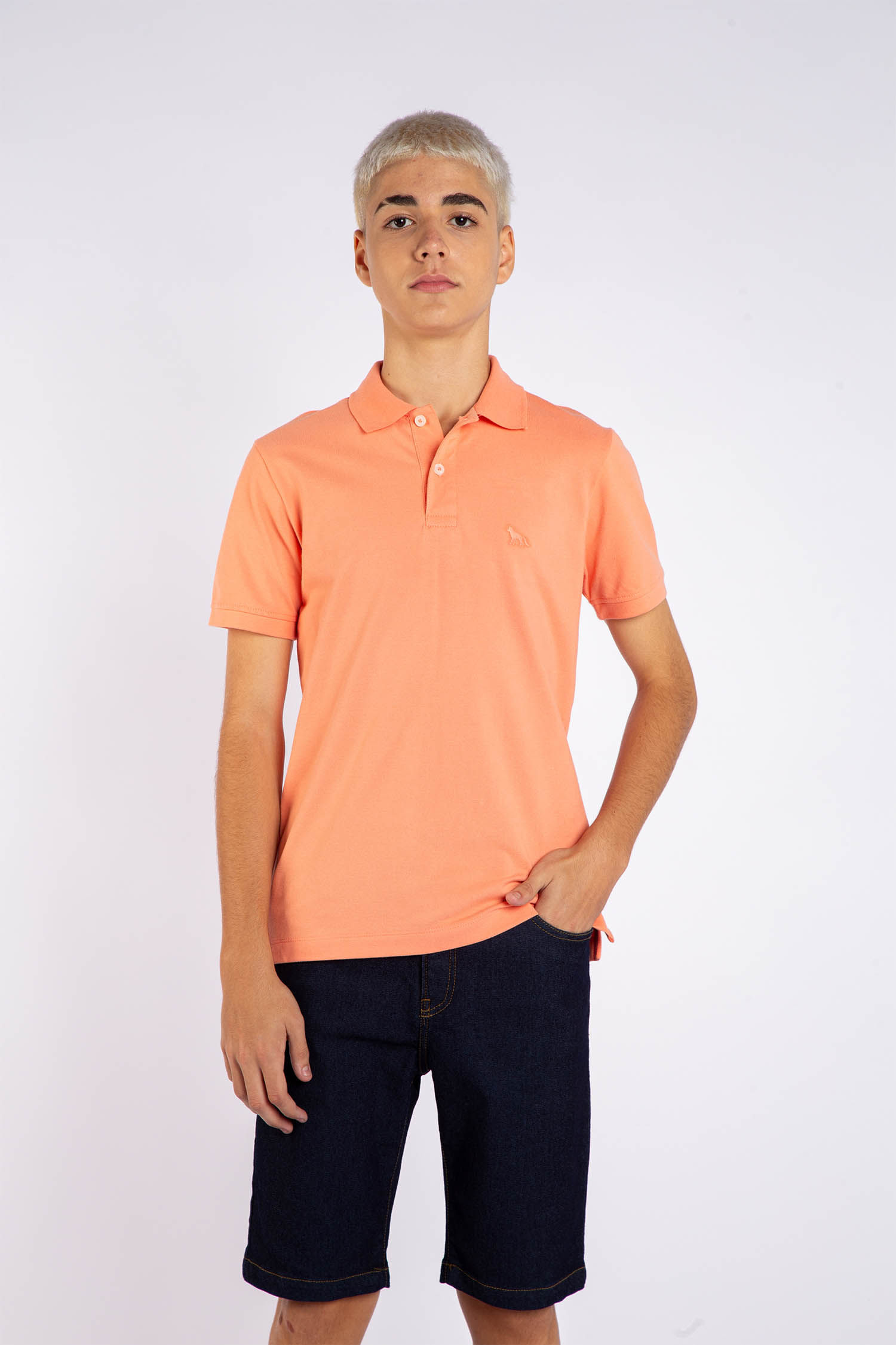 Polo Comfy Young Menino Acostamento