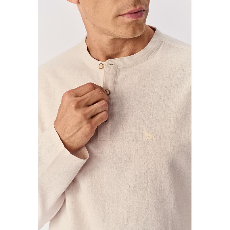 Bata-Gola-Padre-Linho-Masculina-Acostamento