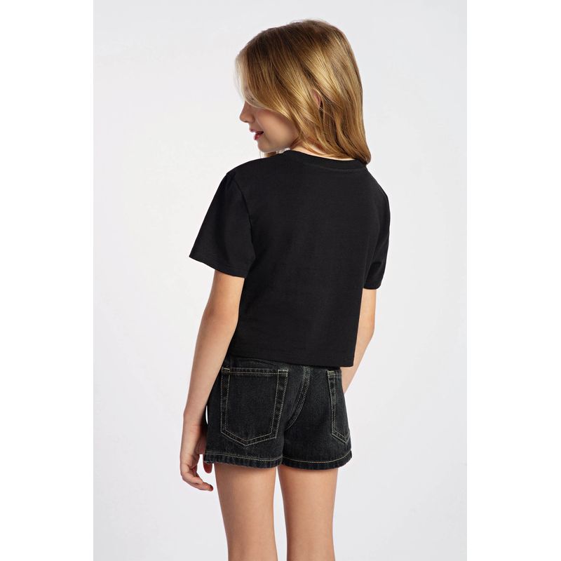 T-Shirt-Wild-Child-Menina-Acostamento-Kids