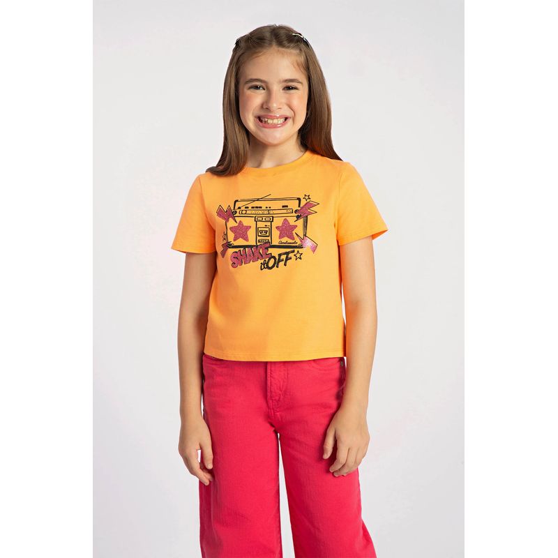 T-Shirt-Shake-Off-Menina-Acostamento-Kids