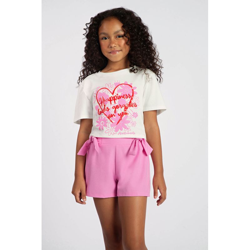 T-Shirt-Happiness-Menina-Acostamento-Kids