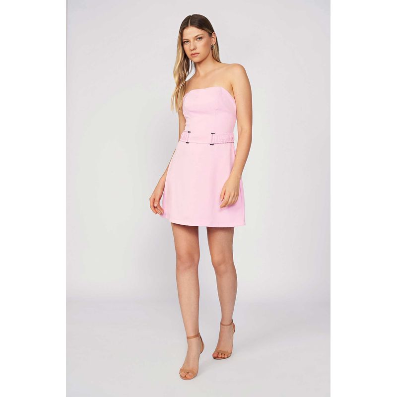 Vestido-Cinto-Elastic-Feminino-Acostamento