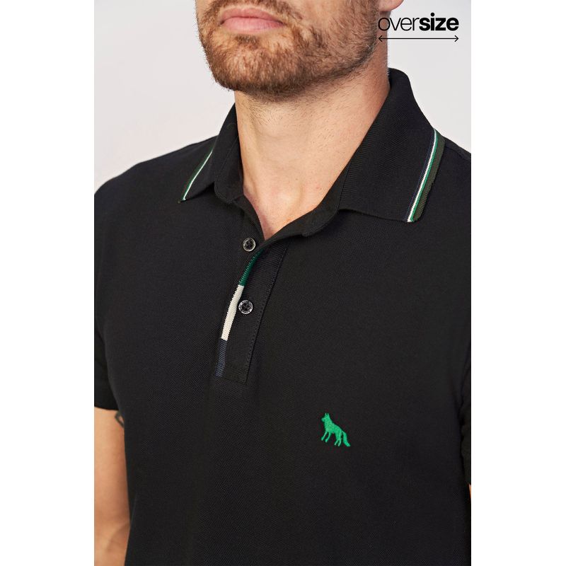 Polo-Detalhe-Peitilho-Masculina-Oversize-Acostamento