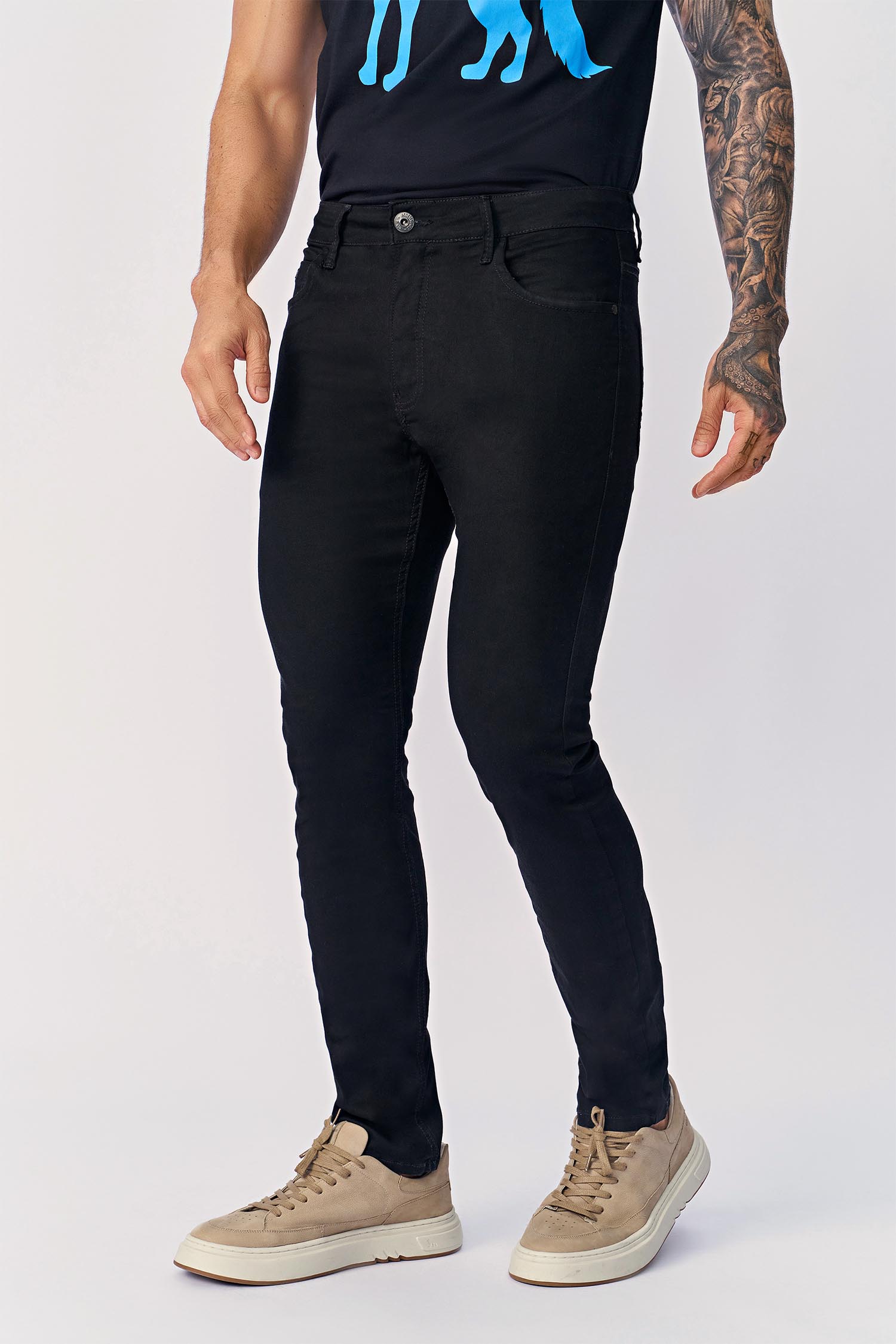 Calça Jeans Tech Skinny Escura Masculina Acostamento