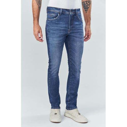 Calça Jeans Acostamento Calça Jeans Acostamento Slim Fit Rock Azul