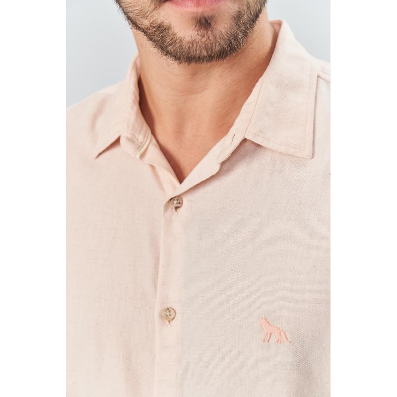 Camisa-Casual-Linho-Masculina-Acostamento
