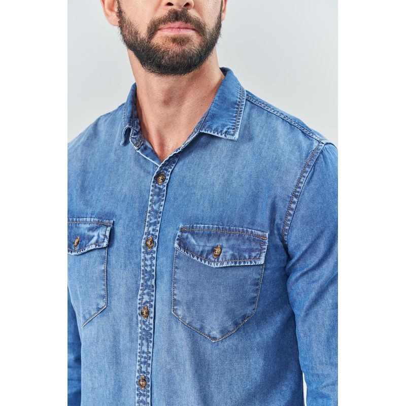 Camisa-Jeans-Pocket-Masculina-Acostamento