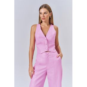 Colete-PU-Curto-Feminino-Acostamento Colete-PU-Curto-Feminino-Acostamento