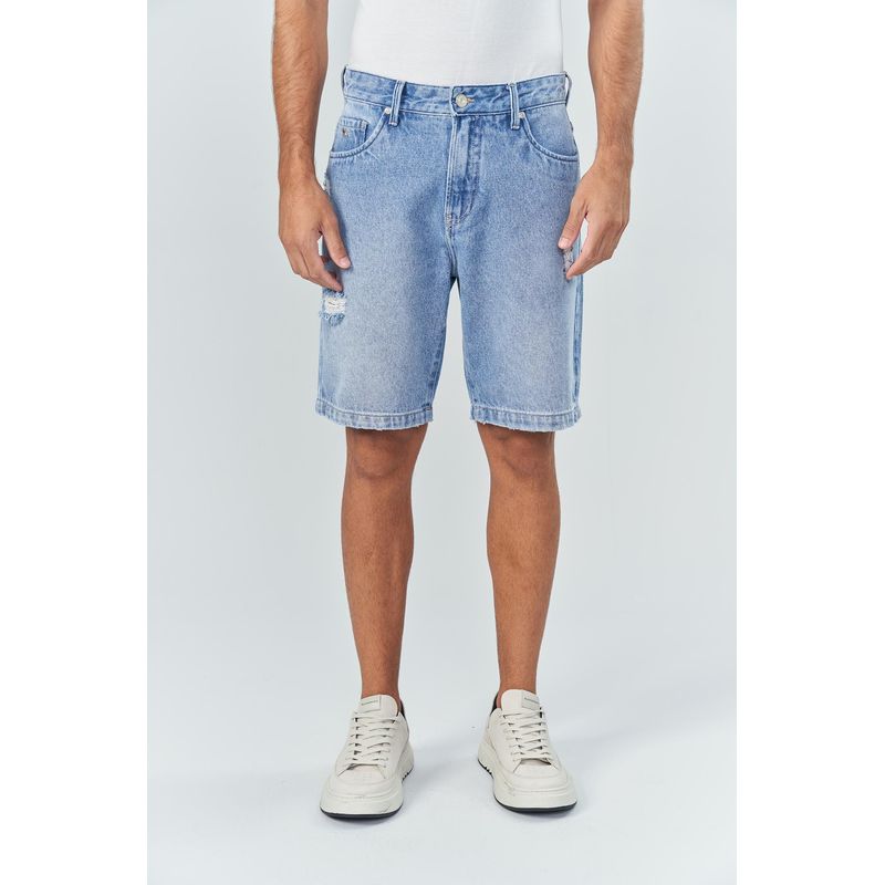 Bermuda-Jeans-Puido-Lateral-Masculina-Acostamento