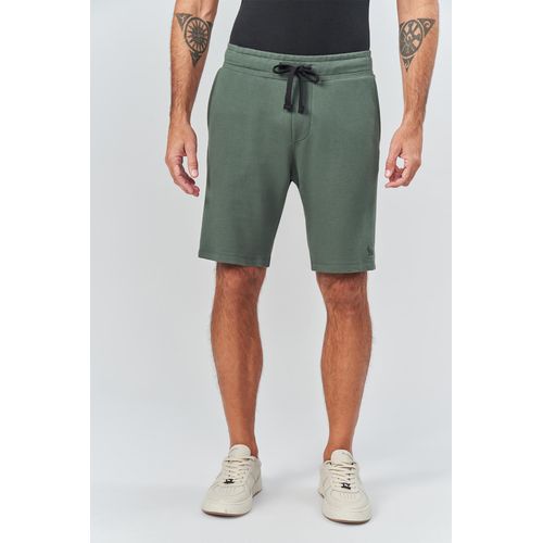Bermuda Casual Moletom Masculina Acostamento Acostamento