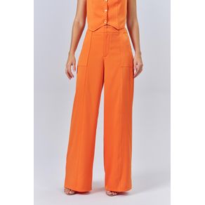 Calca-Pantalona-com-Bolsos-Feminina-Acostamento