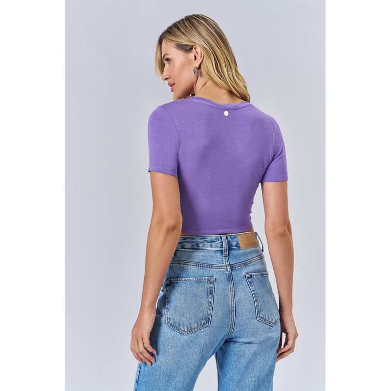 Blusa-Canelada-Decote-V-Feminina-Acostamento