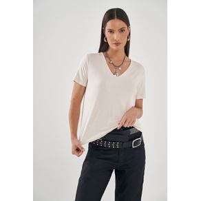T-Shirt-Decote-V-Basic-Feminina-Inblanche T-Shirt-Decote-V-Basic-Feminina-Inblanche