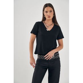 T-Shirt-Decote-V-Basic-Feminina-Inblanche T-Shirt-Decote-V-Basic-Feminina-Inblanche