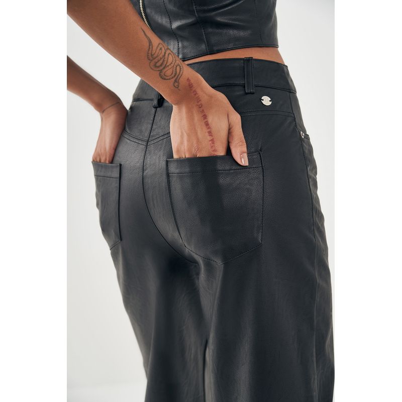 Calca-PU-Texture-Feminina-Inblanche