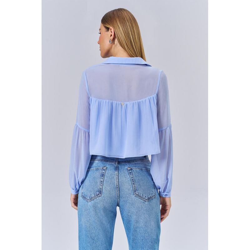 Camisa-Recorte-Franzido-Feminina-Acostamento