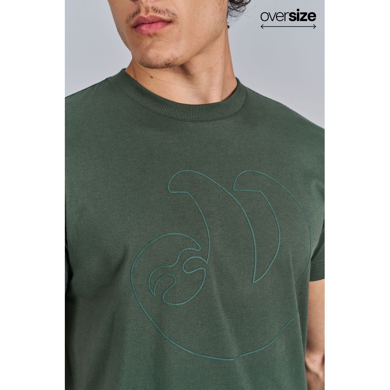 Camiseta-Sloth-em-Tracos-Masculina-Oversize-Vicinal