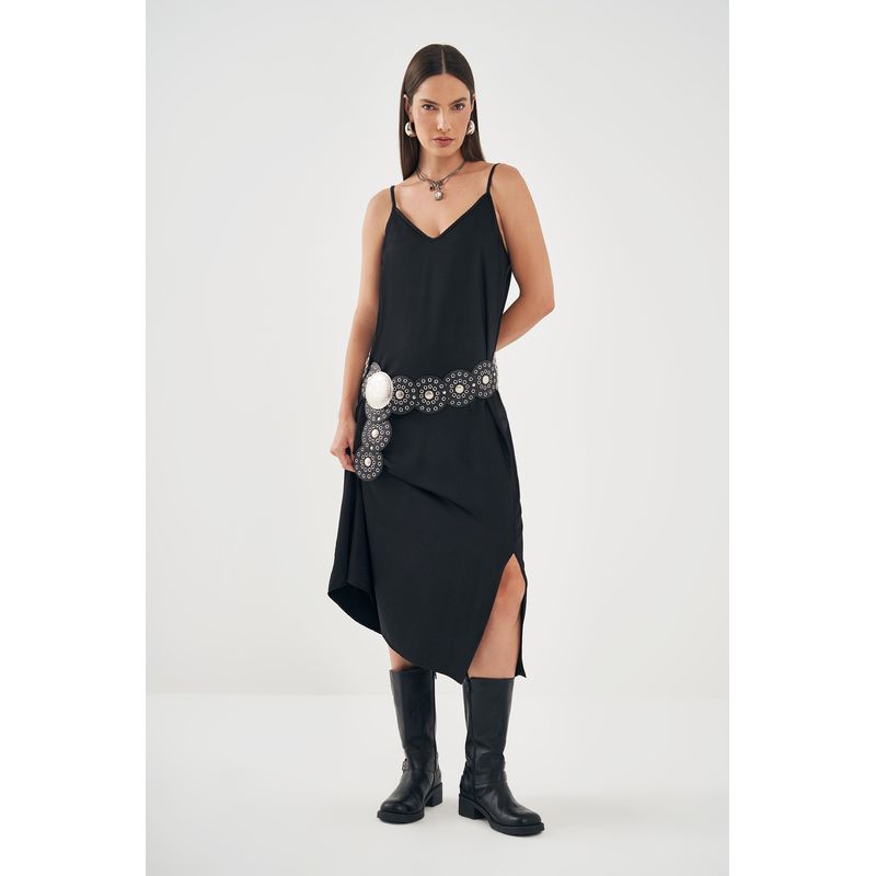 Vestido-Midi-Fluido-Com-Fenda-Feminino-Inblanche