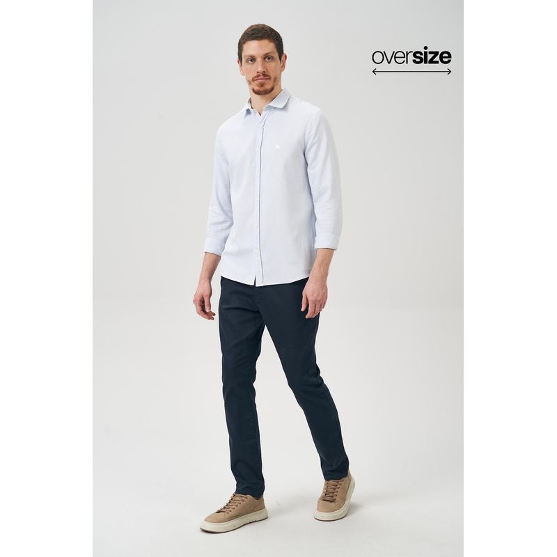 Camisa-Casual-Point-Masculina-Oversize-Acostamento