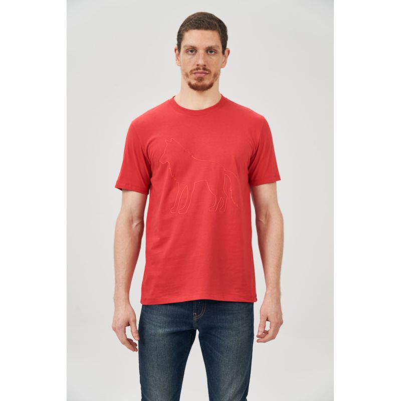 Camiseta-Lobo-Contorno-Masculina-Acostamento