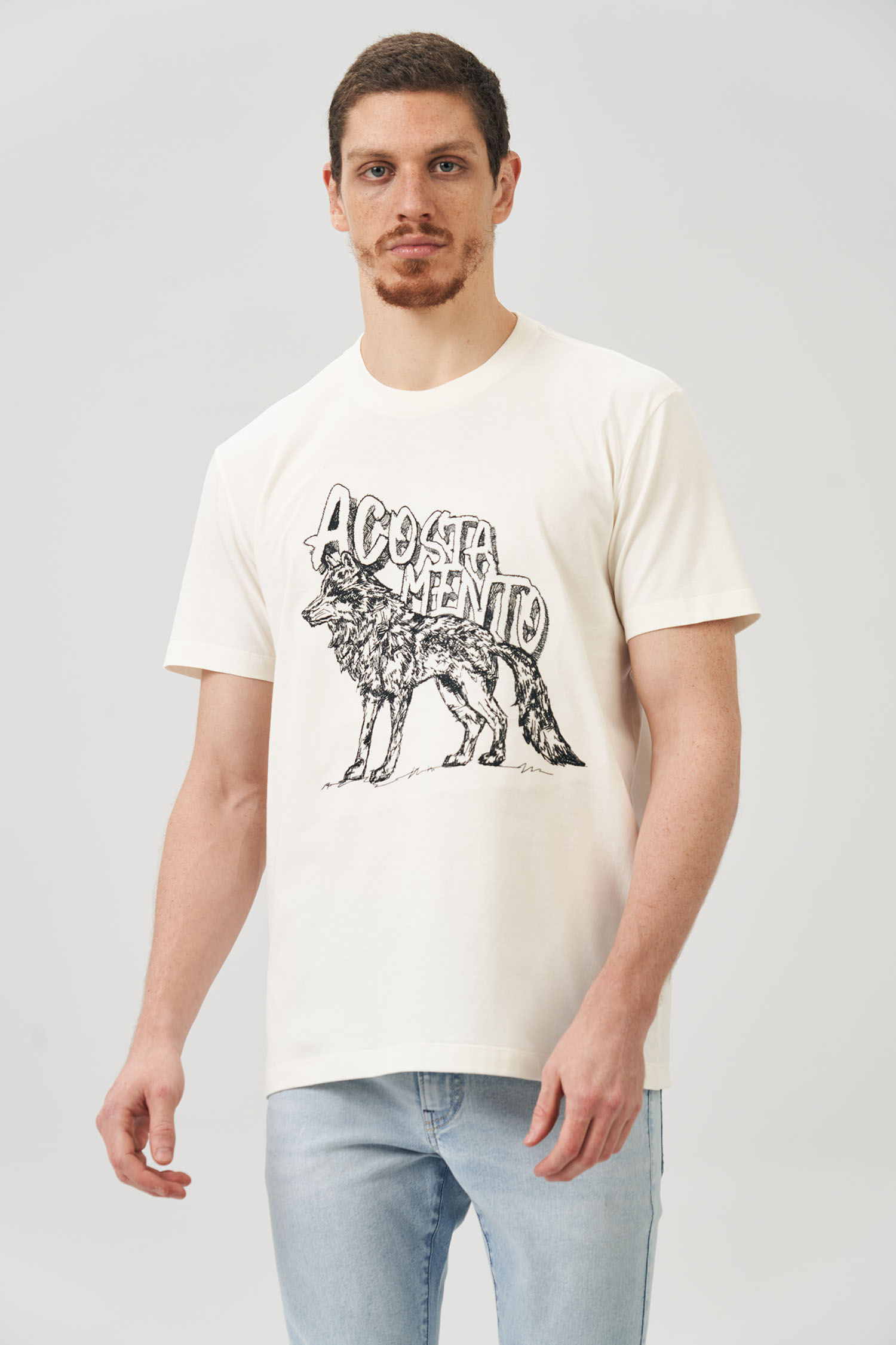 Camiseta Street Wolf Masculina Acostamento