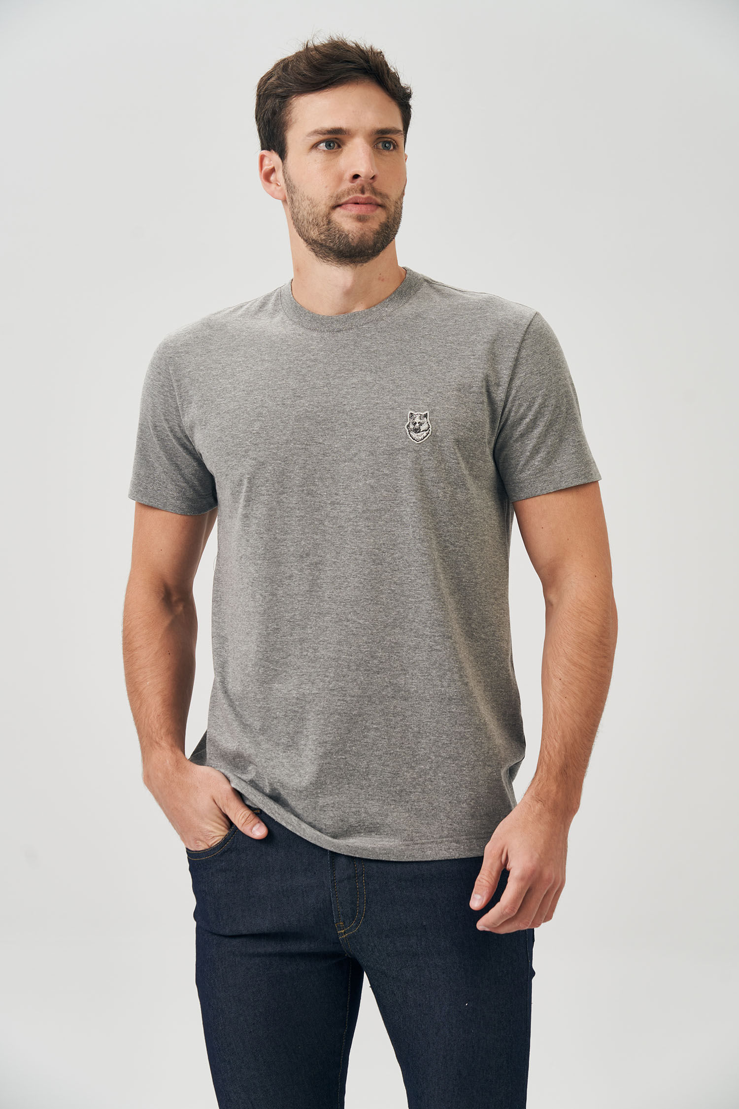 Camiseta Patch Face Masculina Acostamento