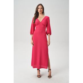 Vestido-Decote-V-Feminino-Acostamento Vestido-Decote-V-Feminino-Acostamento