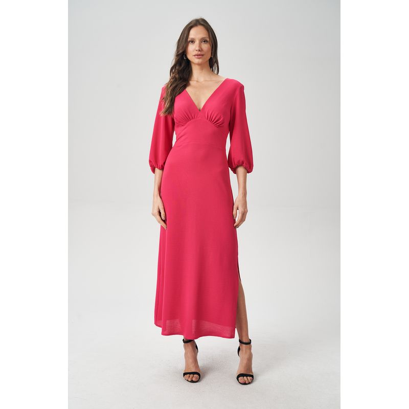 Vestido-Decote-V-Feminino-Acostamento