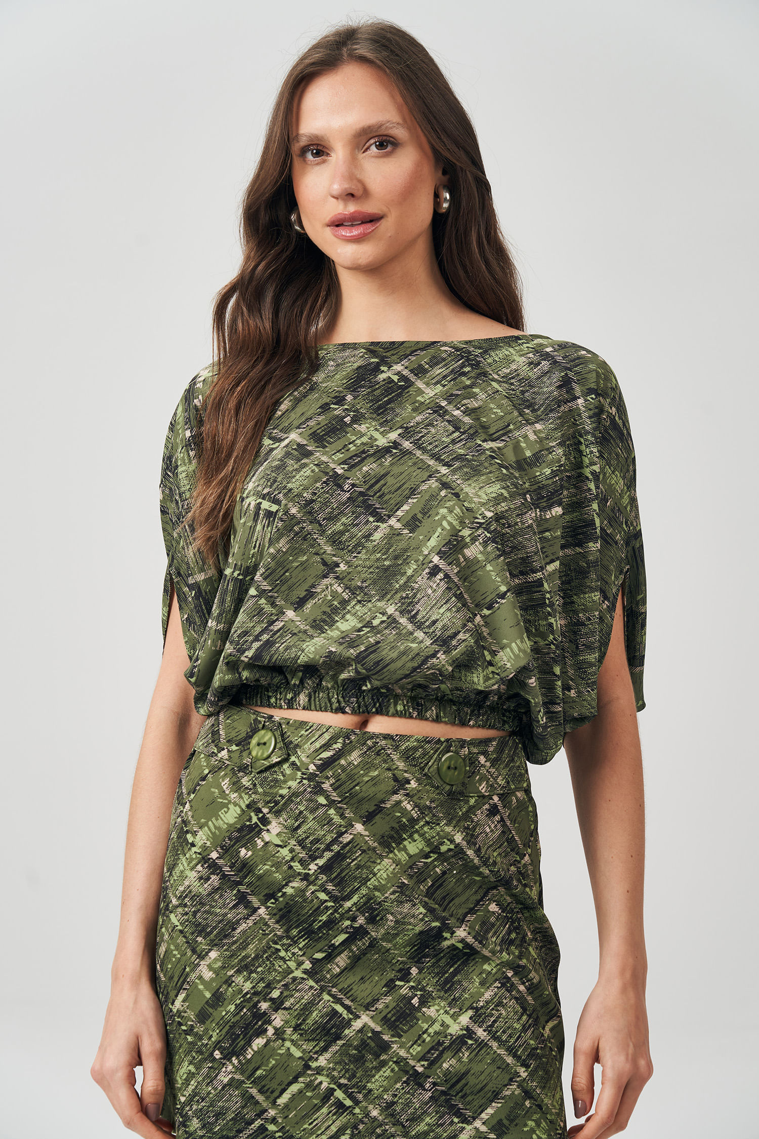 Blusa Print Model Feminina Acostamento