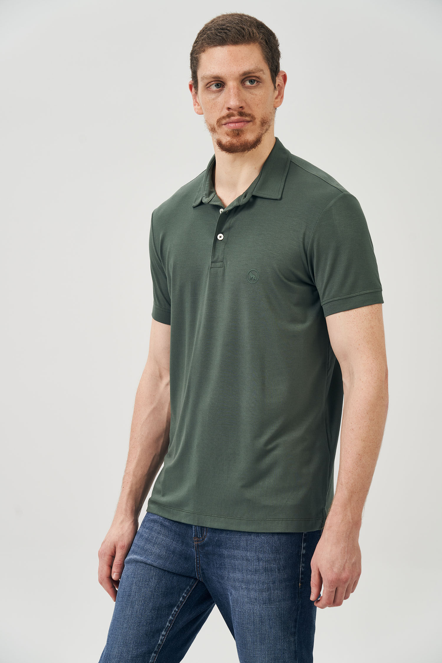 Polo Modal Circle Masculina Acostamento