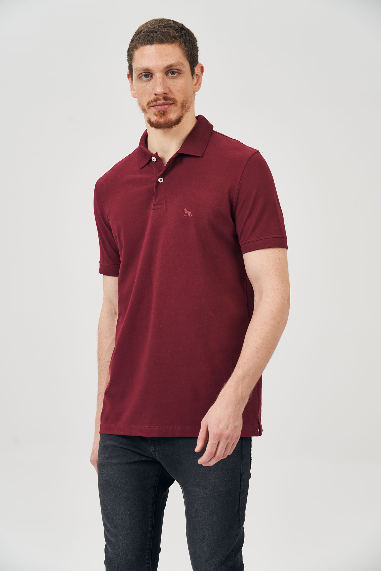 Polo Piquet Essential Masculina Acostamento
