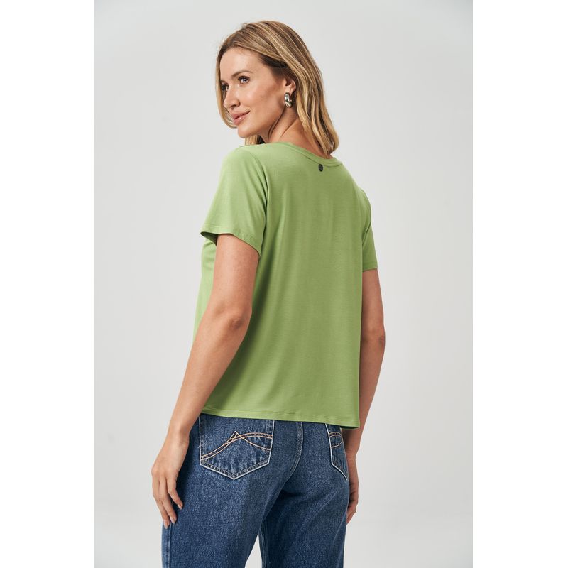 T-Shirt-Essential-Gola-V-Feminina-Acostamento