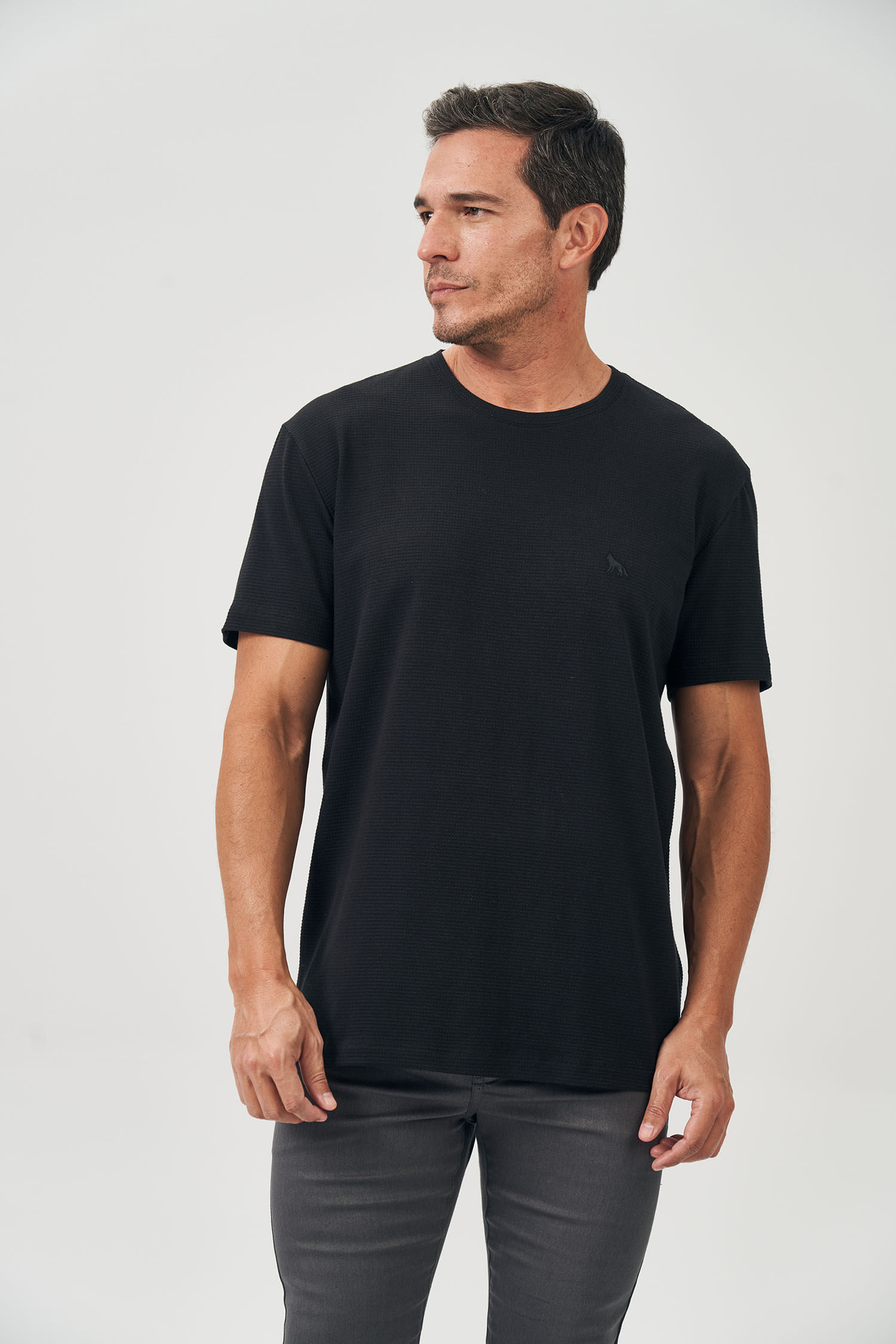 Camiseta Malha Square Masculina Acostamento