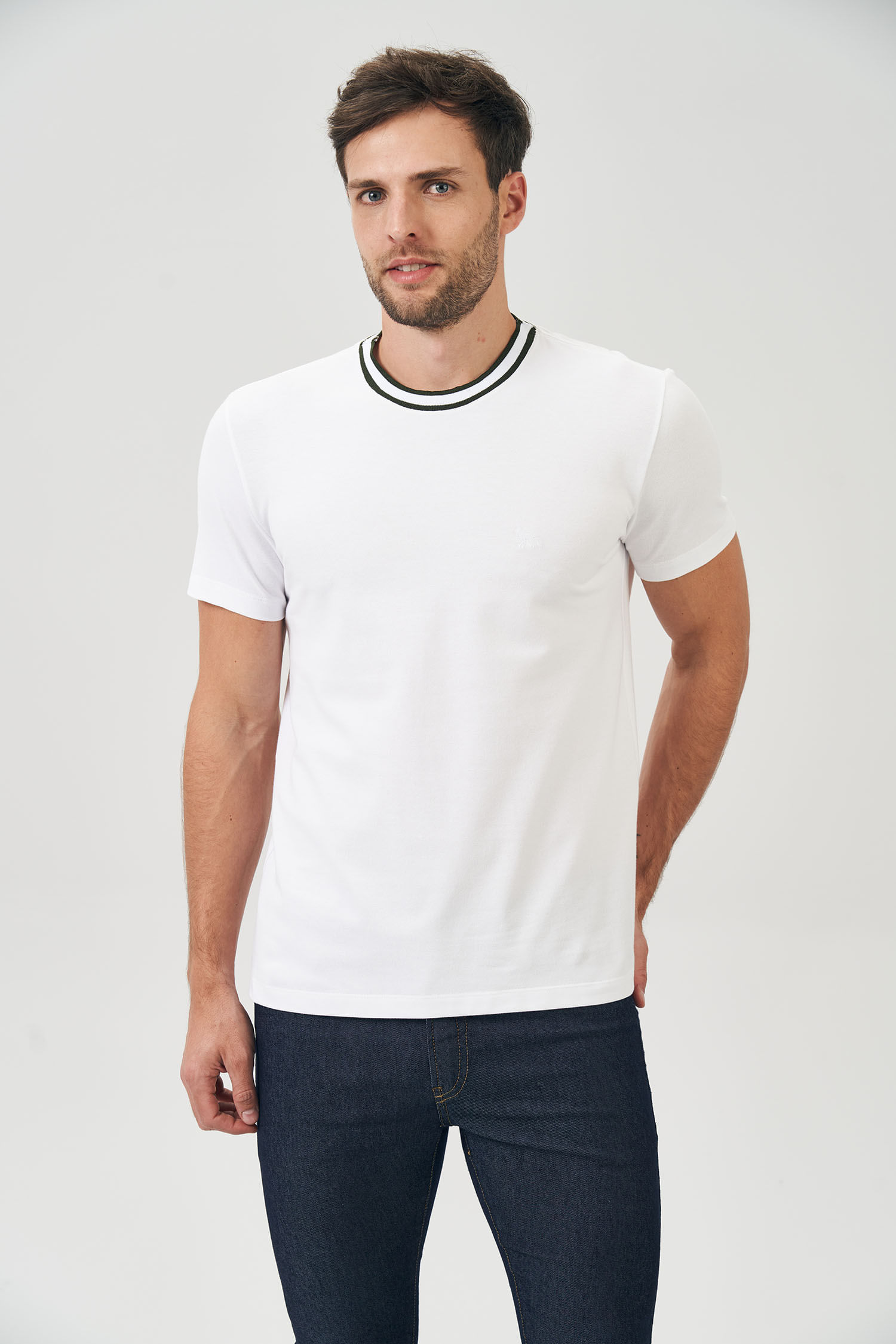 Camiseta Gola Tec Line Masculina Acostamento