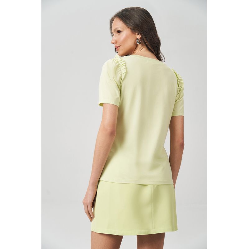 T-Shirt-Detalhe-Drape-Feminina-Acostamento
