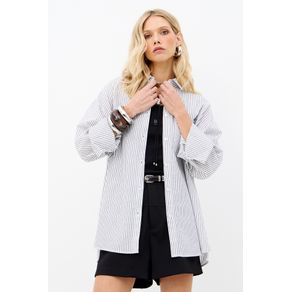 Camisa-Social-Listrada-Feminina-Inblanche Camisa-Social-Listrada-Feminina-Inblanche