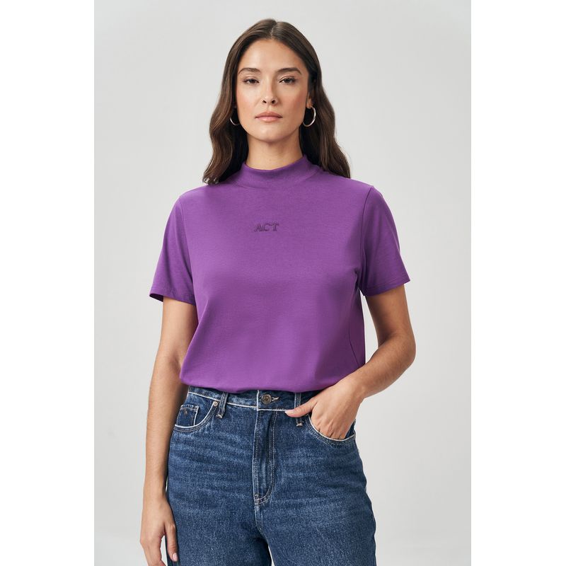 T-Shirt-ACT-Gola-Media-Feminina-Acostamento