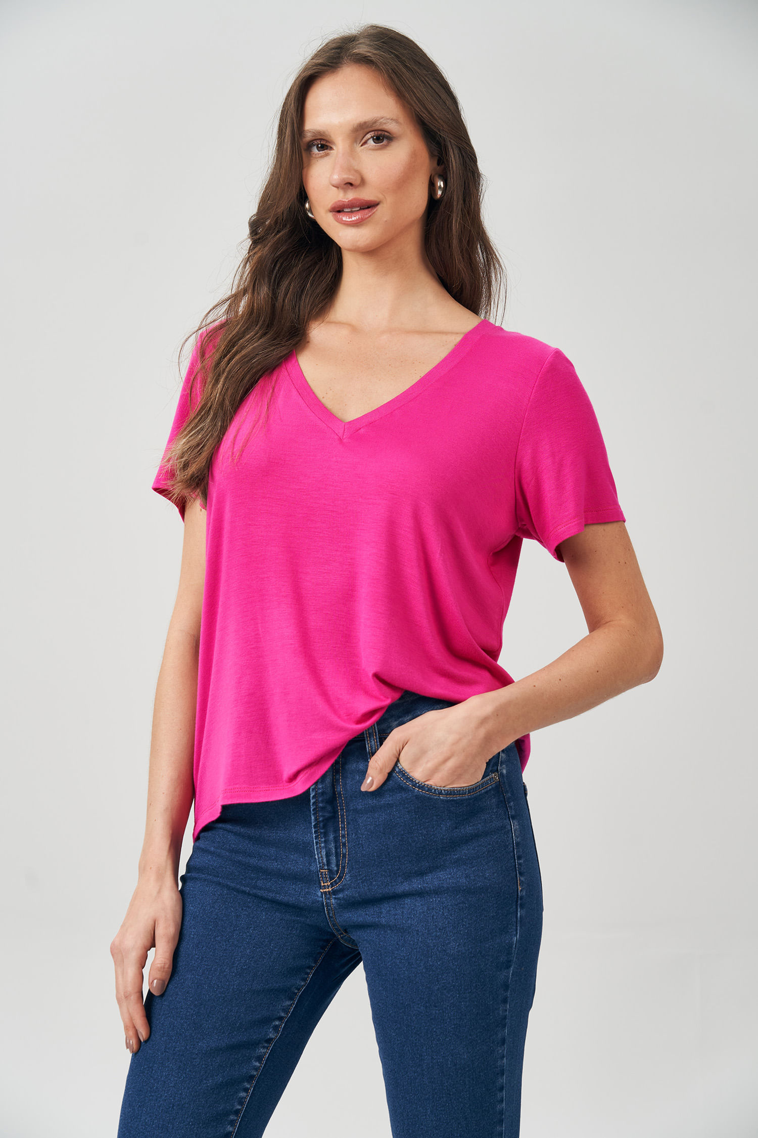 T-Shirt Essential Solta Feminina Acostamento