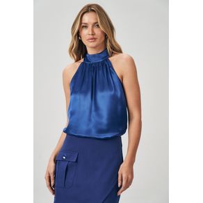 Blusa-com-Drape-Feminina-Acostamento Blusa-com-Drape-Feminina-Acostamento