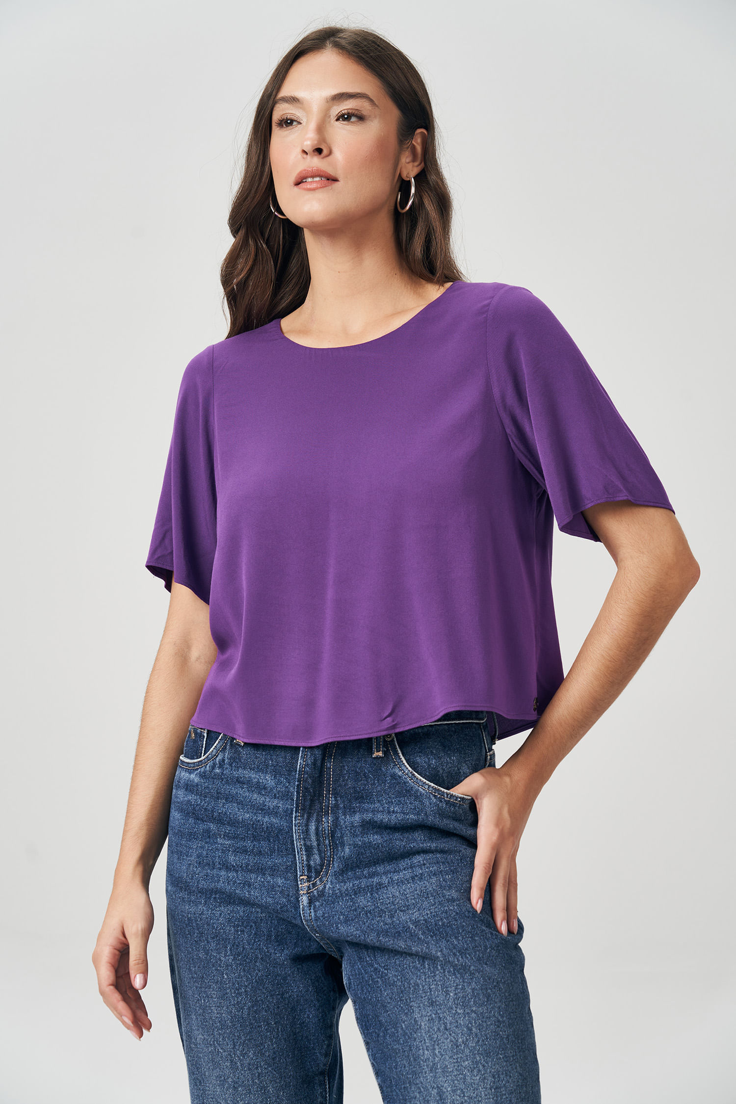 Blusa Costas Degagê Feminina Acostamento