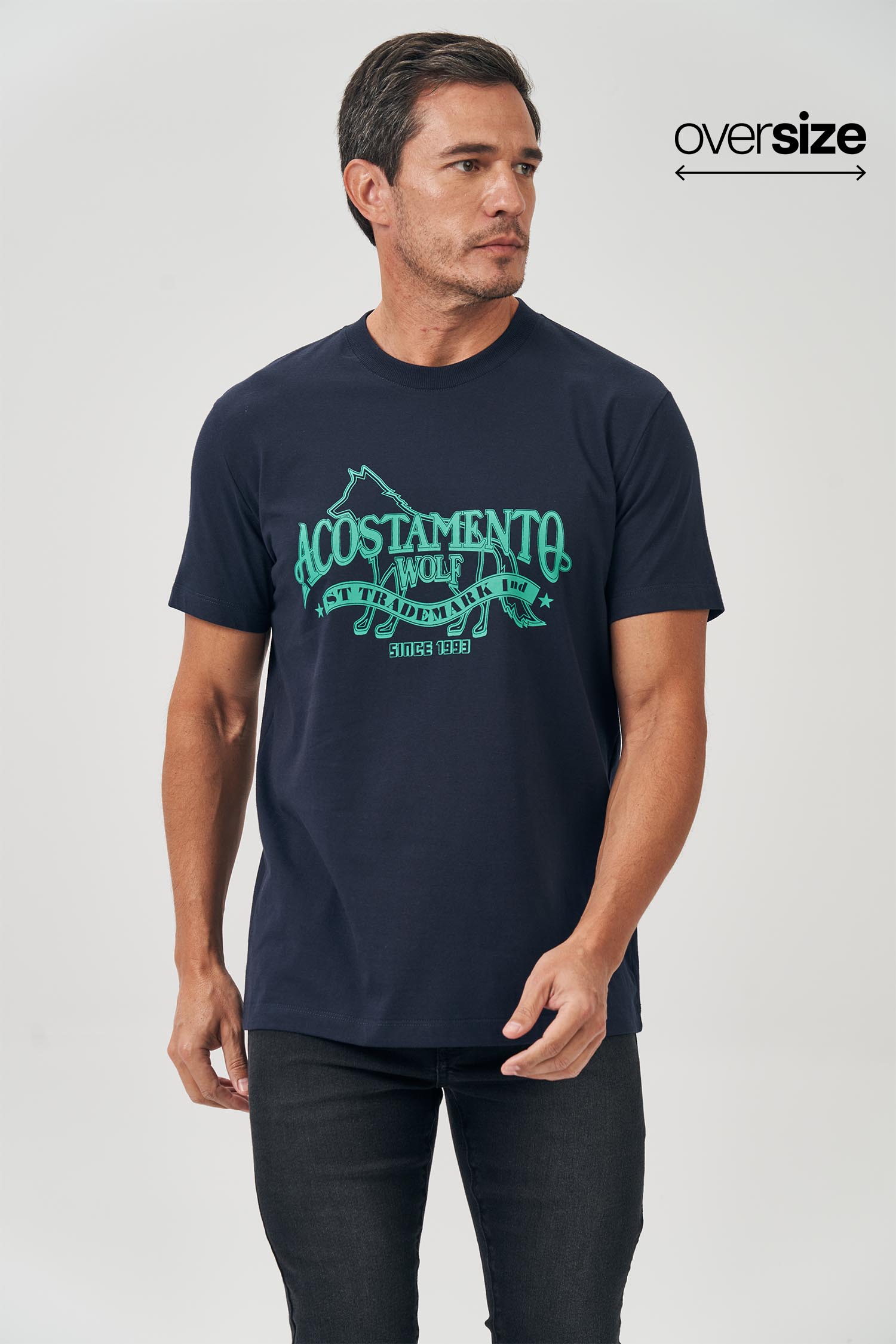 Camiseta Trademark Masculina Oversize Acostamento