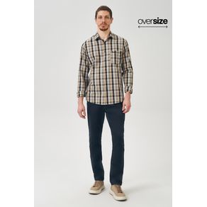 Camisa-Xadrez-com-Bolso-Masculina-Oversize-Acostamento Camisa-Xadrez-com-Bolso-Masculina-Oversize-Acostamento