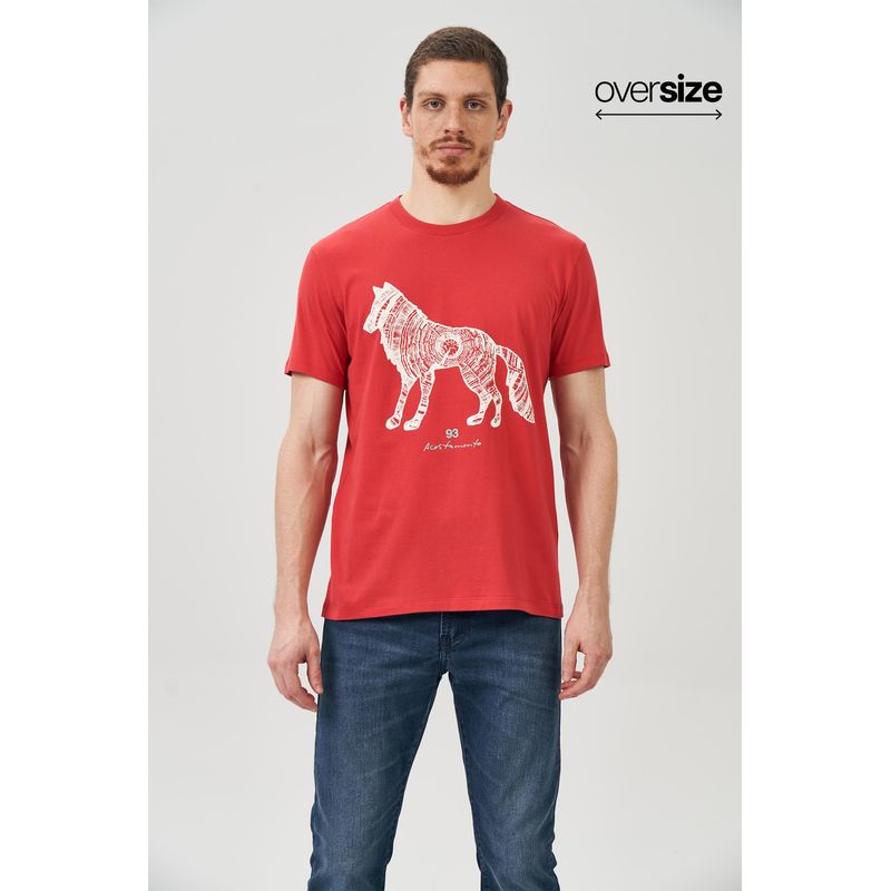 Camiseta-Lobo-Mirror-Masculina-Oversize-Acostamento