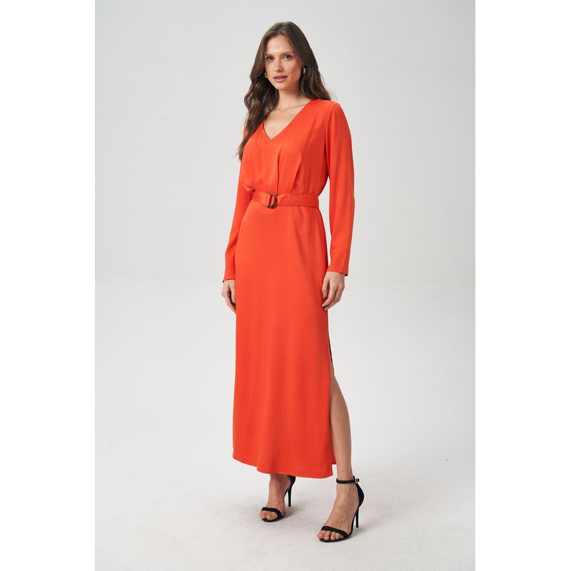 Vestido-com-Cinto-Feminino-Acostamento